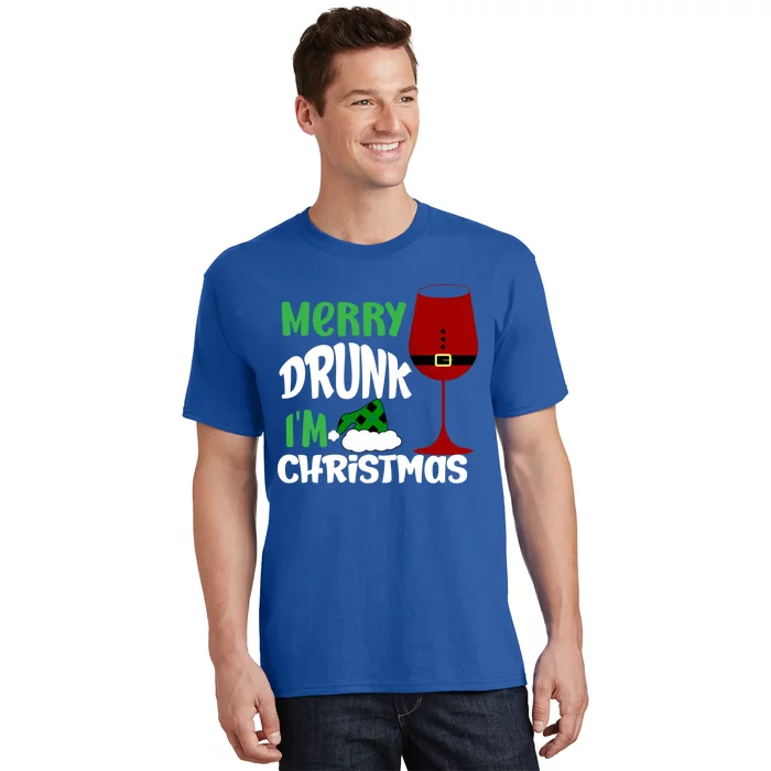 Christmas Merry Drunk IM Christmas Wine Santa Cute Gift T-Shirt