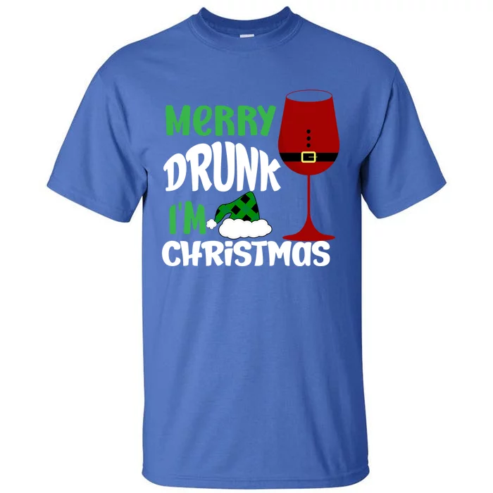 Christmas Merry Drunk IM Christmas Wine Santa Cute Gift Tall T-Shirt