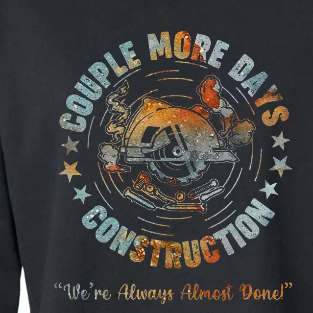 C.Ouple More Days Mechanic We’Re Always Almost Done Mechanics Cropped Pullover Crew