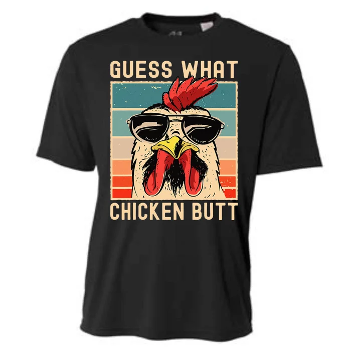 Chicken Meme Design Guess What Chicken Butt Cooling Performance Crew T-Shirt