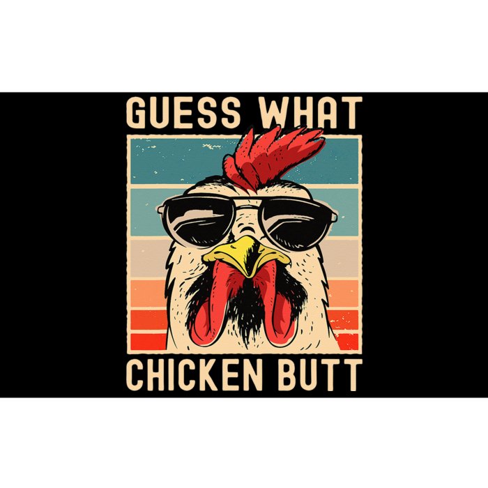 Chicken Meme Design Guess What Chicken Butt Bumper Sticker