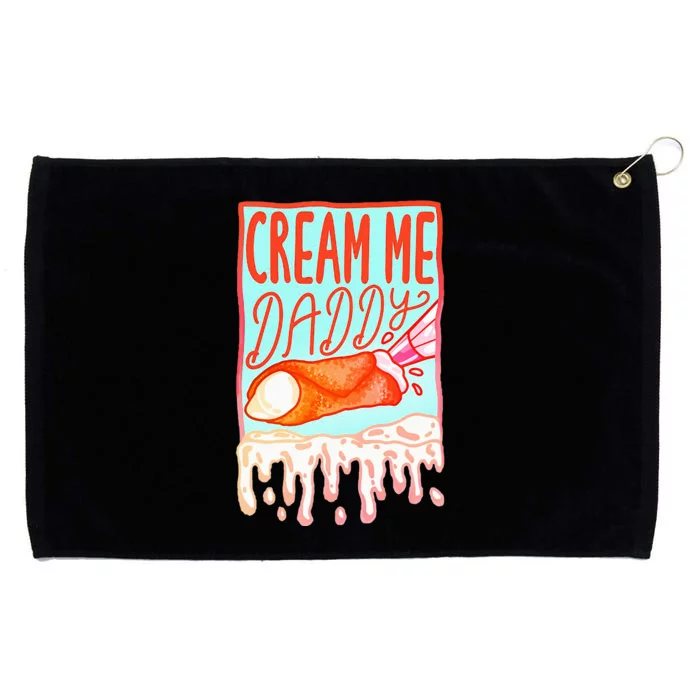 Cream Me Daddy Funny Grommeted Golf Towel