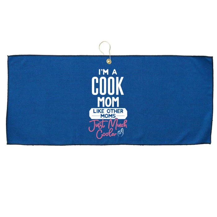 Cool Mothers Day Design Cook Mom Gift Large Microfiber Waffle Golf Towel