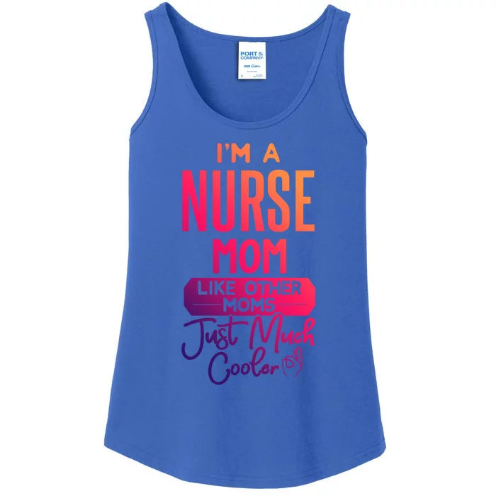 Cool Mothers Day Design Nurse Mom Gift Ladies Essential Tank