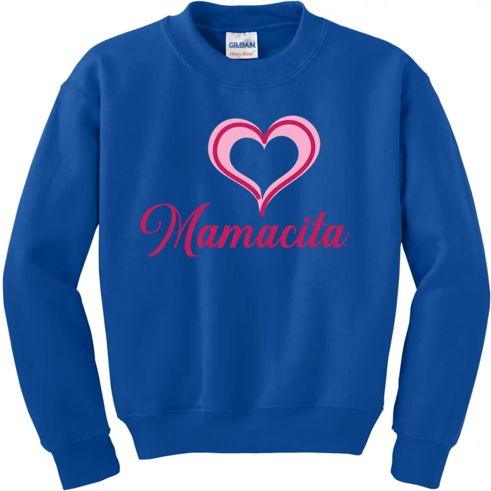 Cute Mother’s Day Love Heart Mamacita Funny Gift Kids Sweatshirt