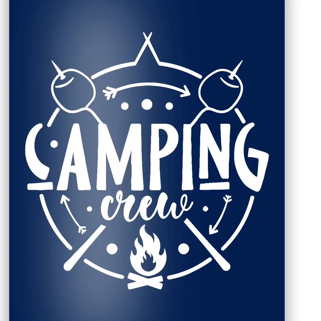 Camping Matching Design For Family Camper Group Camping Crew Poster