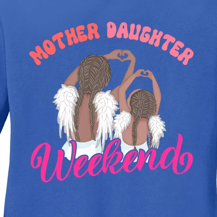 Cute Mother Daughter Weekend Family Vacation Trip Meaningful Gift Ladies Long Sleeve Shirt