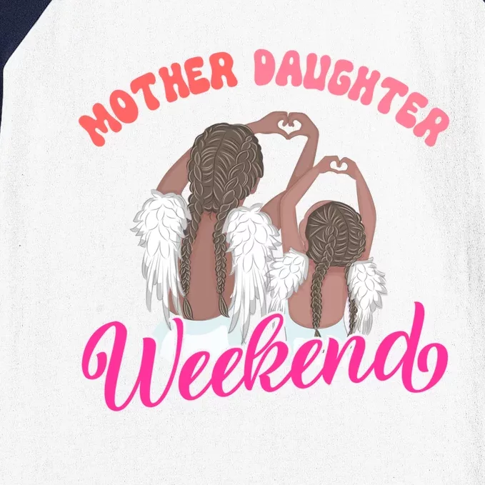 Cute Mother Daughter Weekend Family Vacation Trip Meaningful Gift Baseball Sleeve Shirt