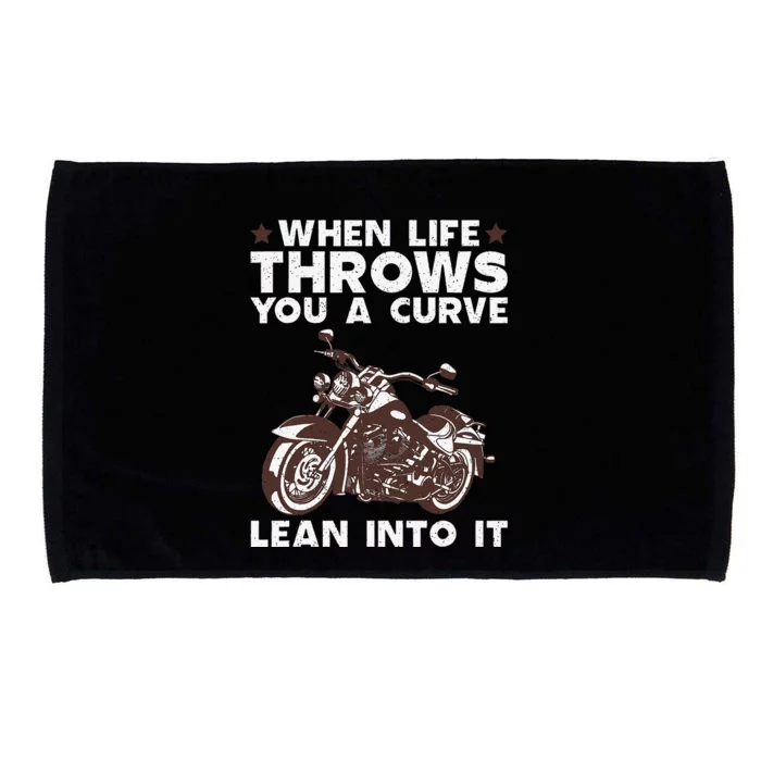 Cool Motorcycle Design Motor Cycle Rider Biker Microfiber Hand Towel