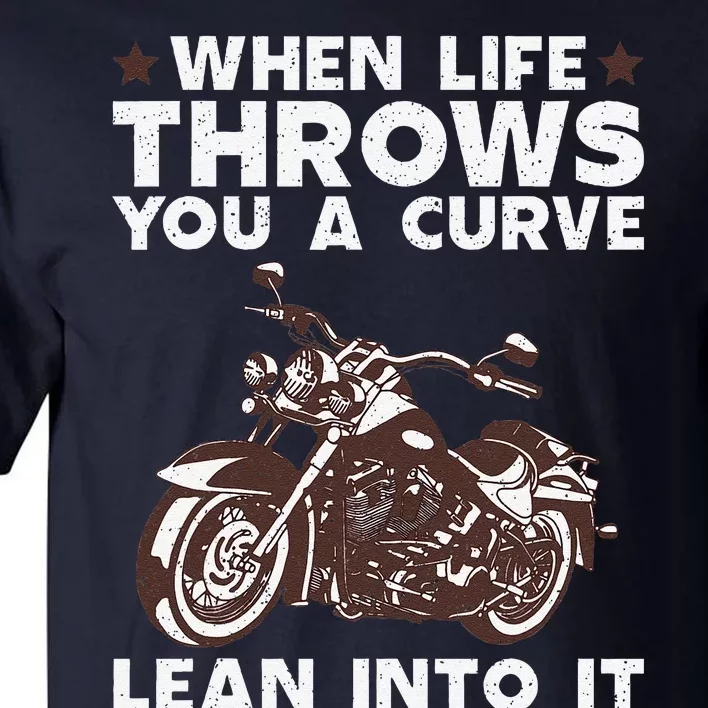 Cool Motorcycle Design Motor Cycle Rider Biker Tall T-Shirt