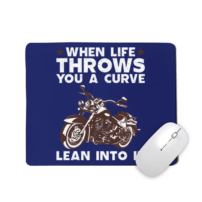 Cool Motorcycle Design Motor Cycle Rider Biker Mousepad