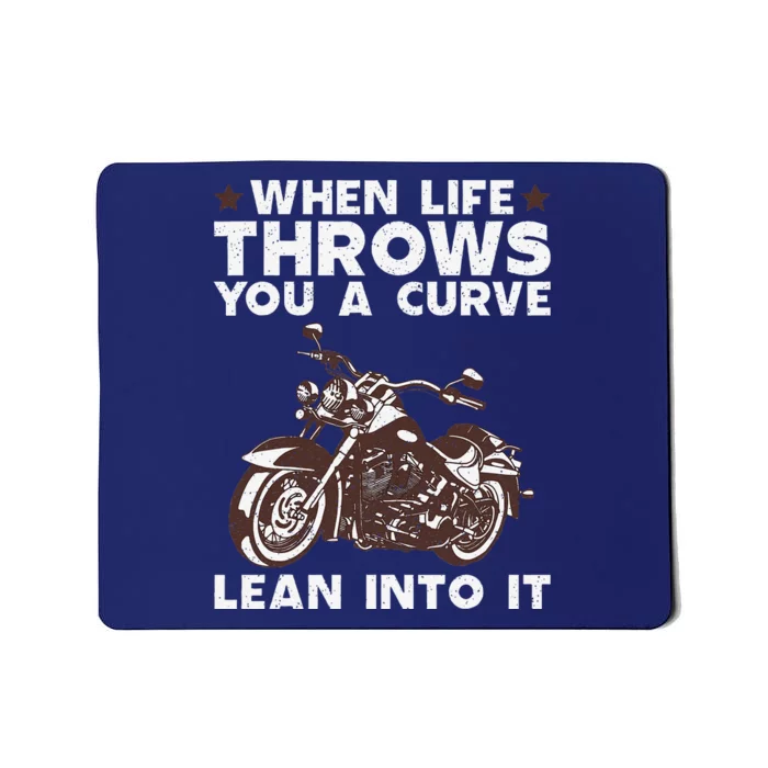 Cool Motorcycle Design Motor Cycle Rider Biker Mousepad