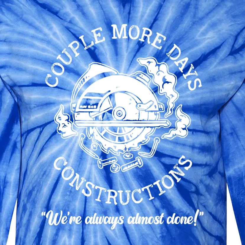 Couple More Days Construction American Tie-Dye Long Sleeve Shirt