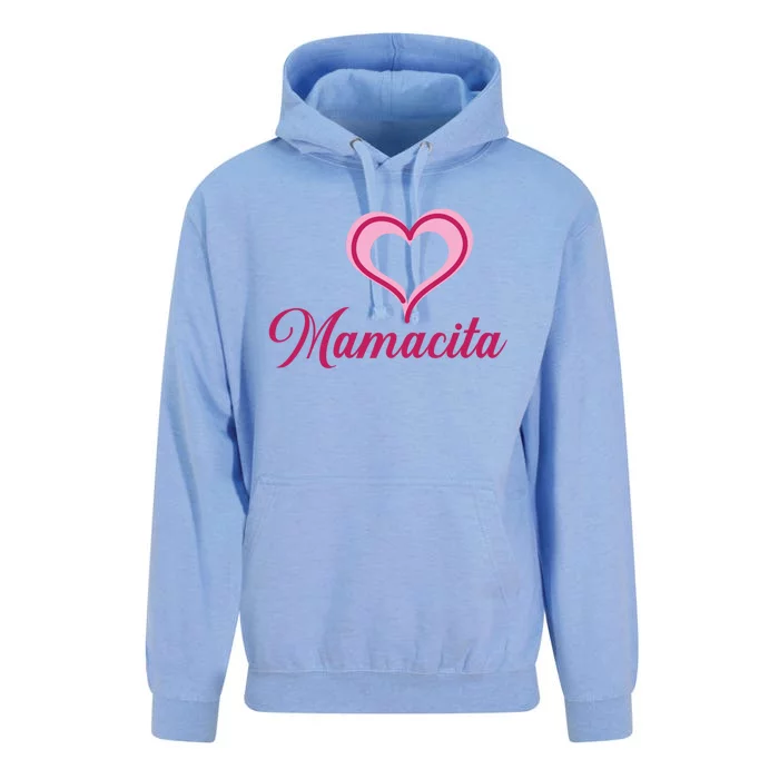 Cute Mother’s Day Love Heart Mamacita Funny Gift Unisex Surf Hoodie