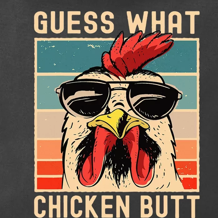 Chicken Meme Design Guess What Chicken Butt Zip Tote Bag