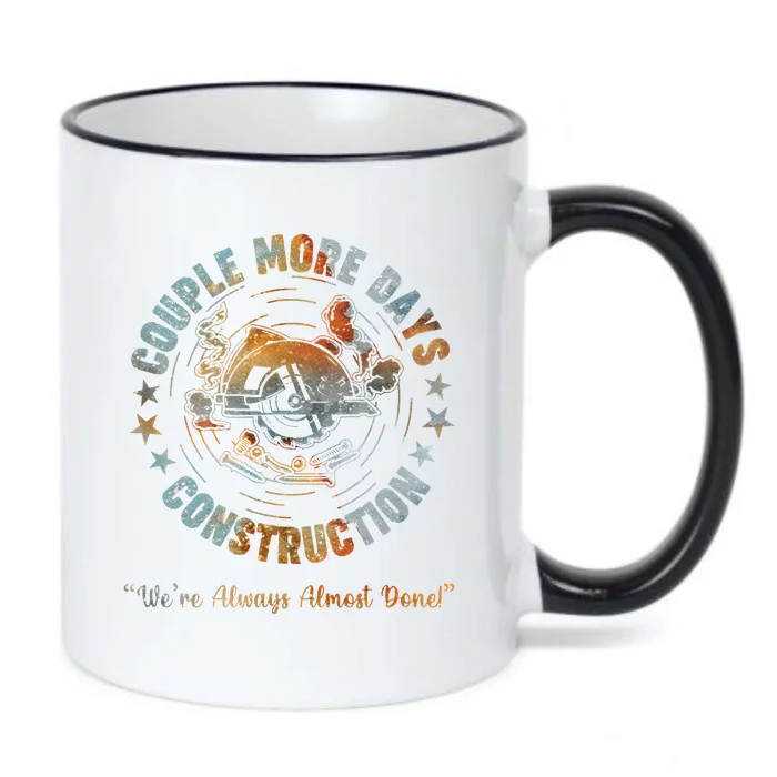 Couple More Day Mechanic We’Re Always Almost Done Mechanics Black Color Changing Mug