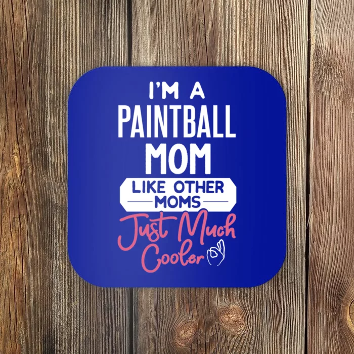 Cool Mothers Day Design Paintball Mom Gift Coaster