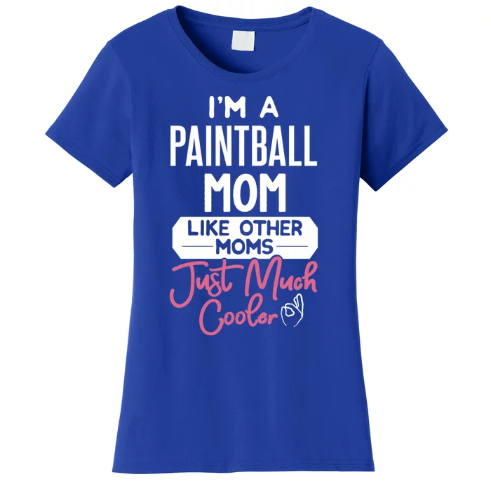 Cool Mothers Day Design Paintball Mom Gift Women's T-Shirt