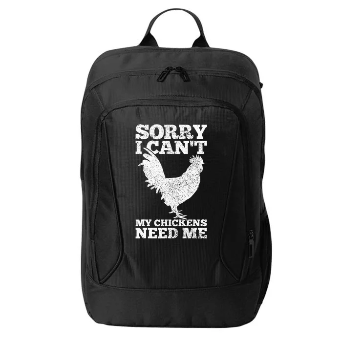 Chicken Mom Dad Funny Poultry Farmer Chicken City Backpack