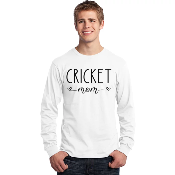 Cricket Mom Definition Cricket Cricket Player Long Sleeve Shirt