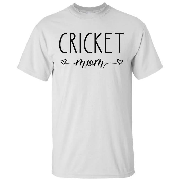 Cricket Mom Definition Cricket Cricket Player Tall T-Shirt