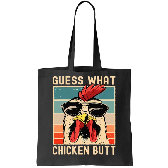 Chicken Meme Design Guess What Chicken Butt Tote Bag