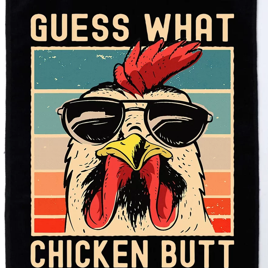 Chicken Meme Design Guess What Chicken Butt Platinum Collection Golf Towel