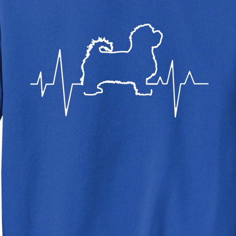 Cute Maltese Dog Heartbeat Puppy Lover Gift Sweatshirt