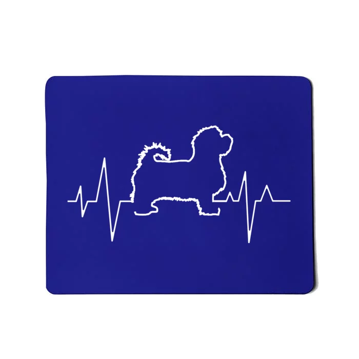 Cute Maltese Dog Heartbeat Puppy Lover Gift Mousepad