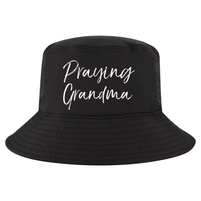 Christian Mother's Day Gift Prayer Warrior Praying Grandma Cool Comfort Performance Bucket Hat