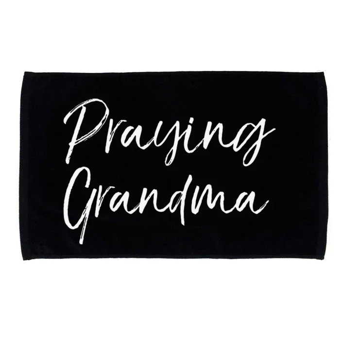 Christian Mother's Day Gift Prayer Warrior Praying Grandma Microfiber Hand Towel