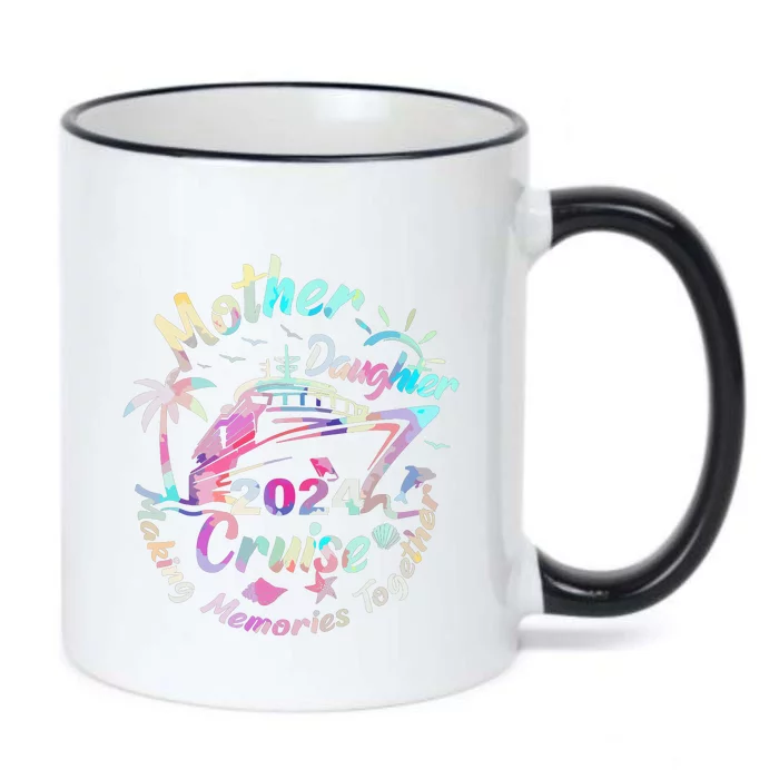 Cruise Mother Daughter Trip 2024 Funny Mom Daughter Vacation Black Color Changing Mug