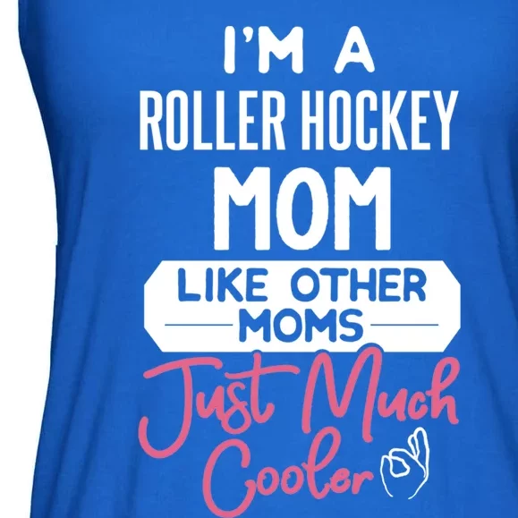 Cool Mothers Day Gift Roller Hockey Mom Funny Gift Ladies Essential Flowy Tank