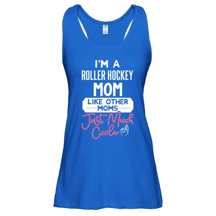 Cool Mothers Day Gift Roller Hockey Mom Funny Gift Ladies Essential Flowy Tank