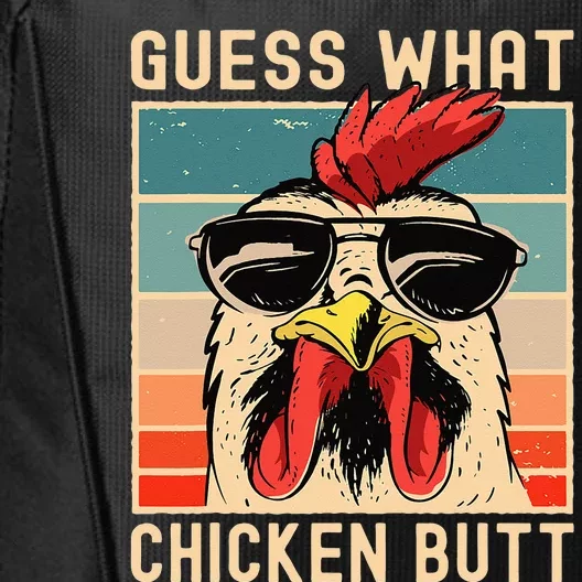 Chicken Meme Design  Guess What Chicken Butt City Backpack