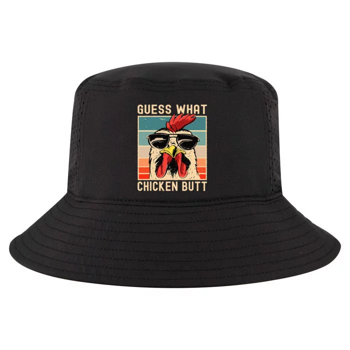 Chicken Meme Design Guess What Chicken Butt Cool Comfort Performance Bucket Hat