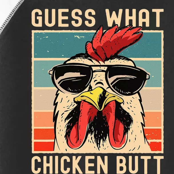 Chicken Meme Design Guess What Chicken Butt Toddler Fine Jersey T-Shirt