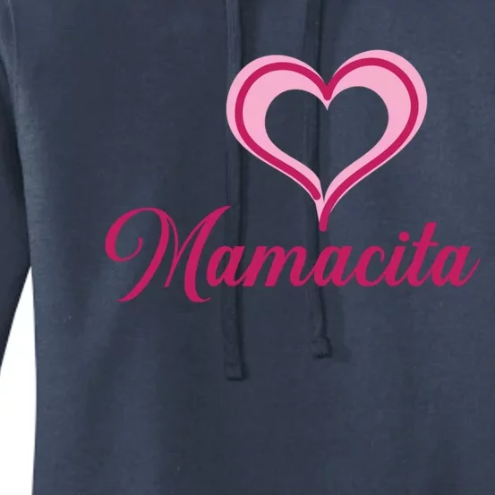 Cute Mother’s Day Love Heart Mamacita Funny Gift Women's Pullover Hoodie