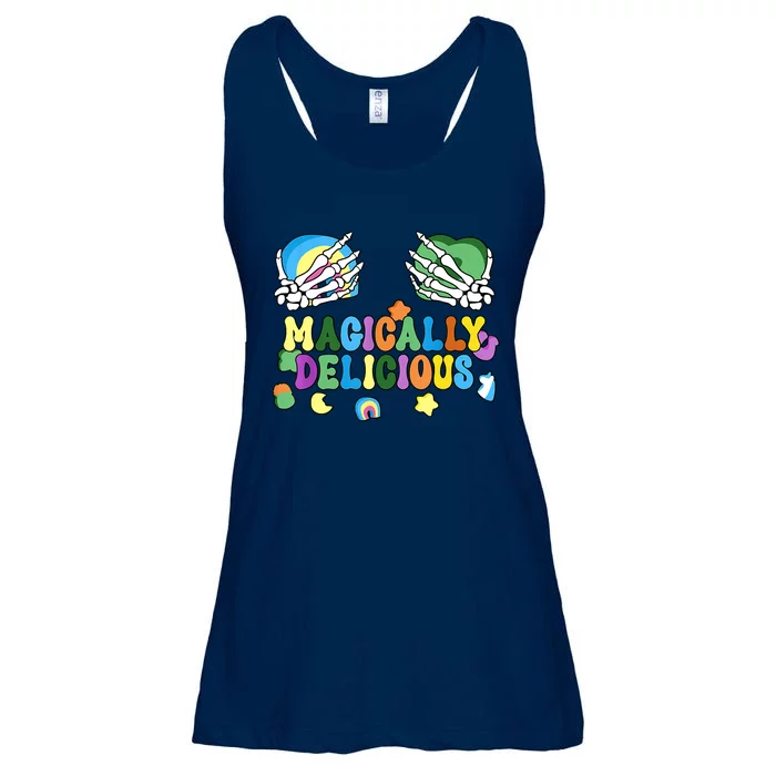 Colorful Magically Delicious Sexy Shamrock St Patrick's Day Ladies Essential Flowy Tank