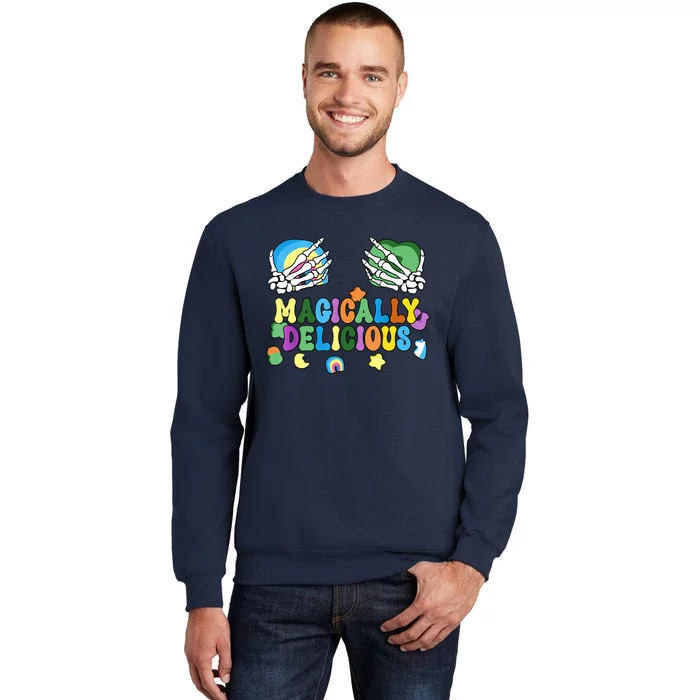 Colorful Magically Delicious Sexy Shamrock St Patrick's Day Tall Sweatshirt