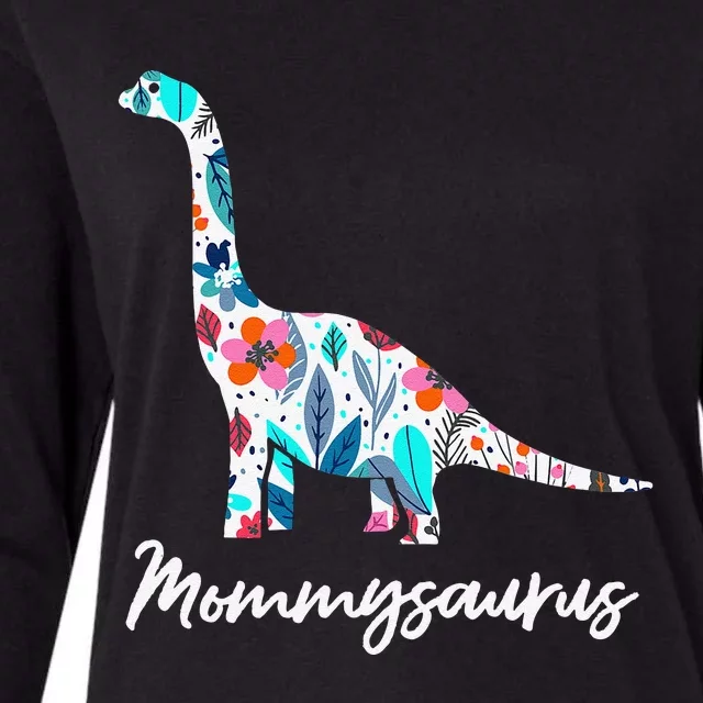 Cute Mommysaurus Dinosaur Mothers Day Gift Idea Womens Cotton Relaxed Long Sleeve T-Shirt