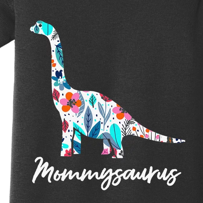 Cute Mommysaurus Dinosaur Mothers Day Gift Idea Baby Bodysuit