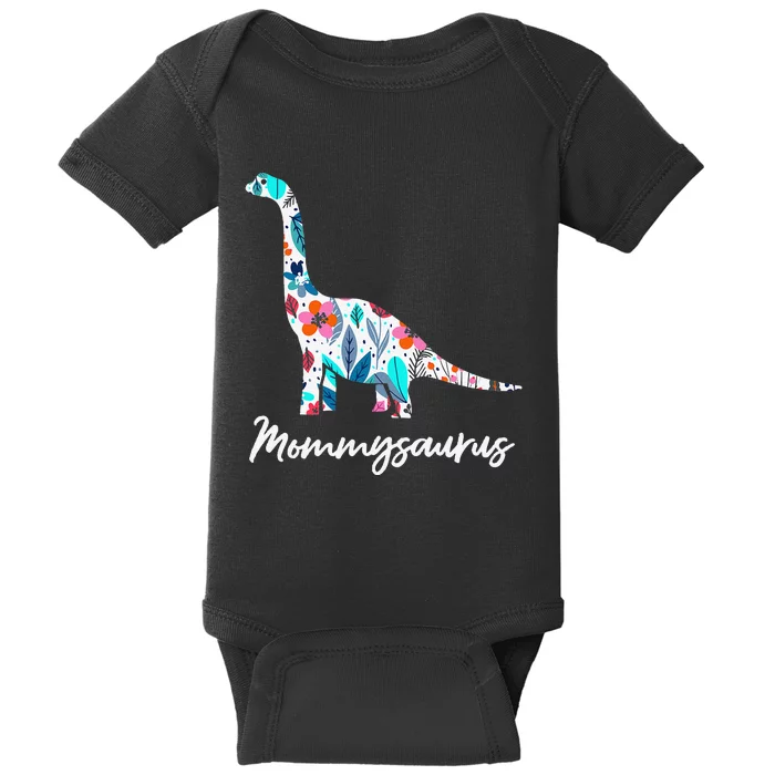 Cute Mommysaurus Dinosaur Mothers Day Gift Idea Baby Bodysuit