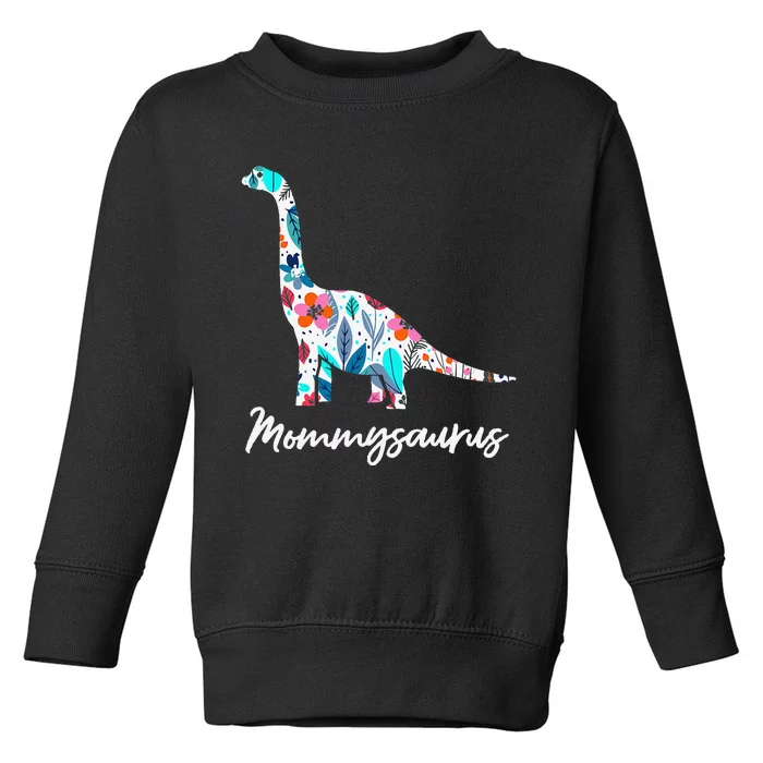 Cute Mommysaurus Dinosaur Mothers Day Gift Idea Toddler Sweatshirt