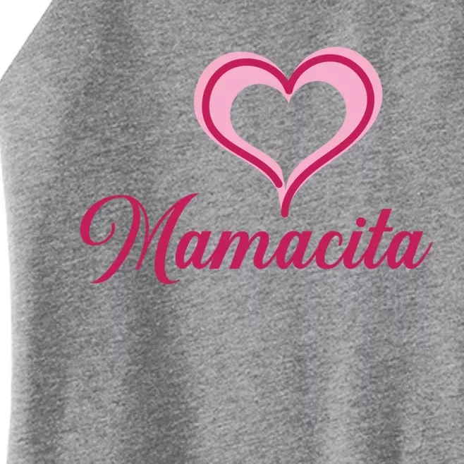 Cute Mother’s Day Love Heart Mamacita Funny Gift Women’s Perfect Tri Rocker Tank