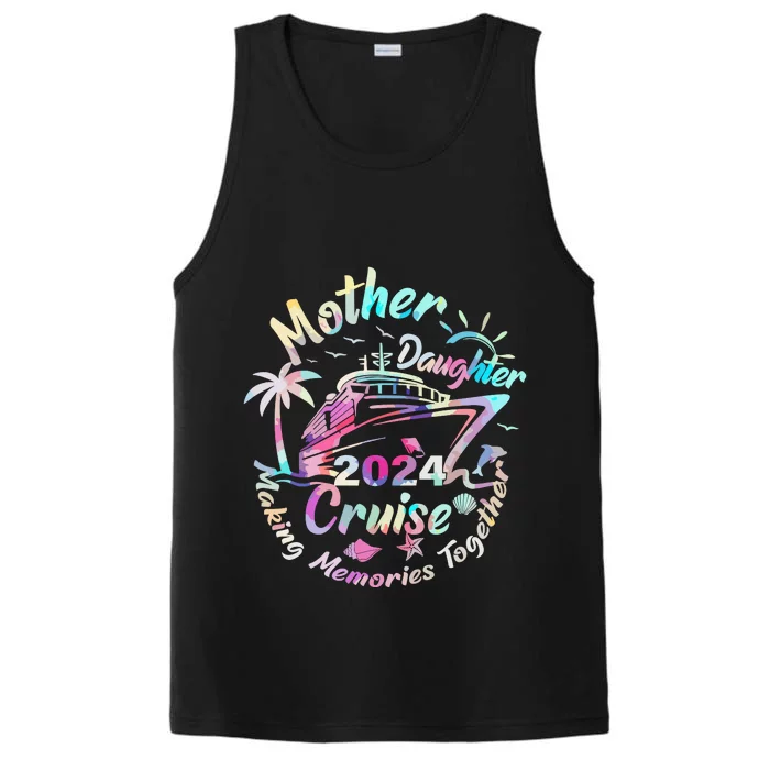 Cruise Mother Daughter Trip 2024 Funny Mom Daughter Vacation Performance Tank