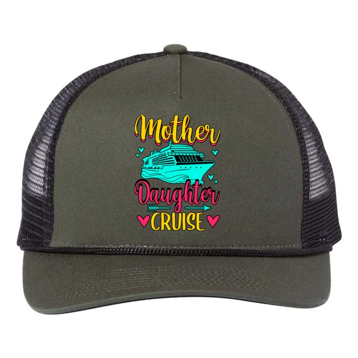 Cruising Mother Daughter Cruise Retro Rope Trucker Hat Cap