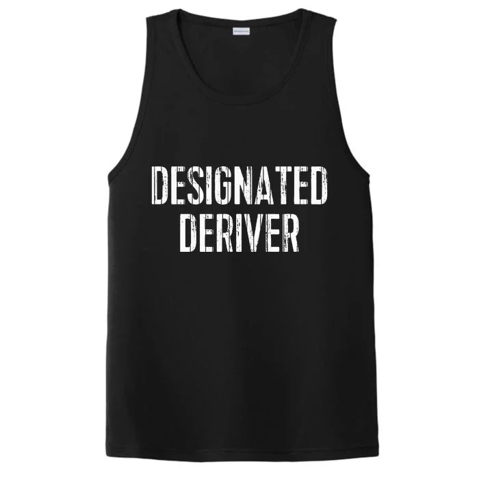 Calculus Math Designated Deriver Performance Tank