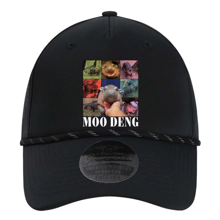 Colorful Moo Deng Retro Photo Hippo Performance The Dyno Cap