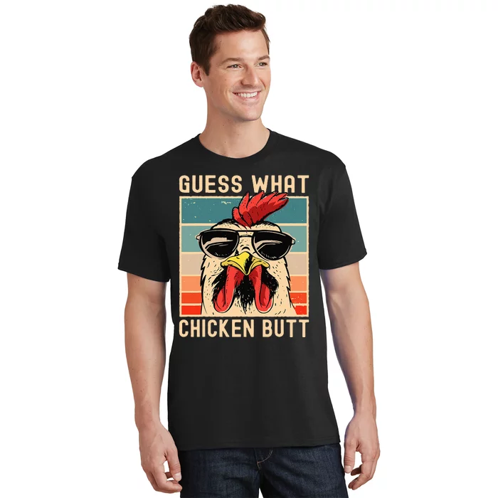 Chicken Meme Design  Guess What Chicken Butt T-Shirt